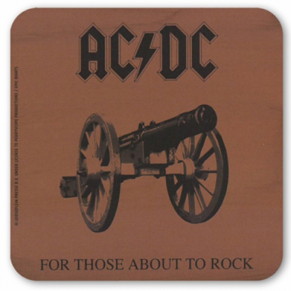 Untersetzer AC/DC - for those about to rock